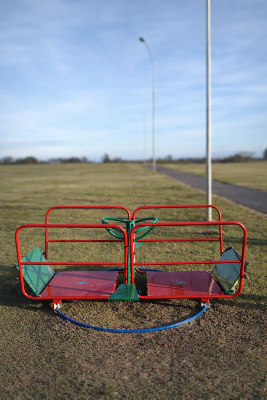 CARROSSEL INCLUSIVO PARA CADEIRANTE DUPLO  PREMIUM